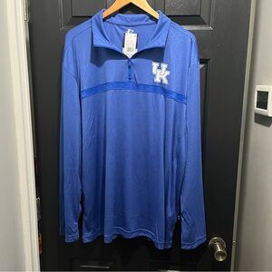 Men’s Size XXL University Of Kentucky Logo Athletic 1/4 Zip Pullover